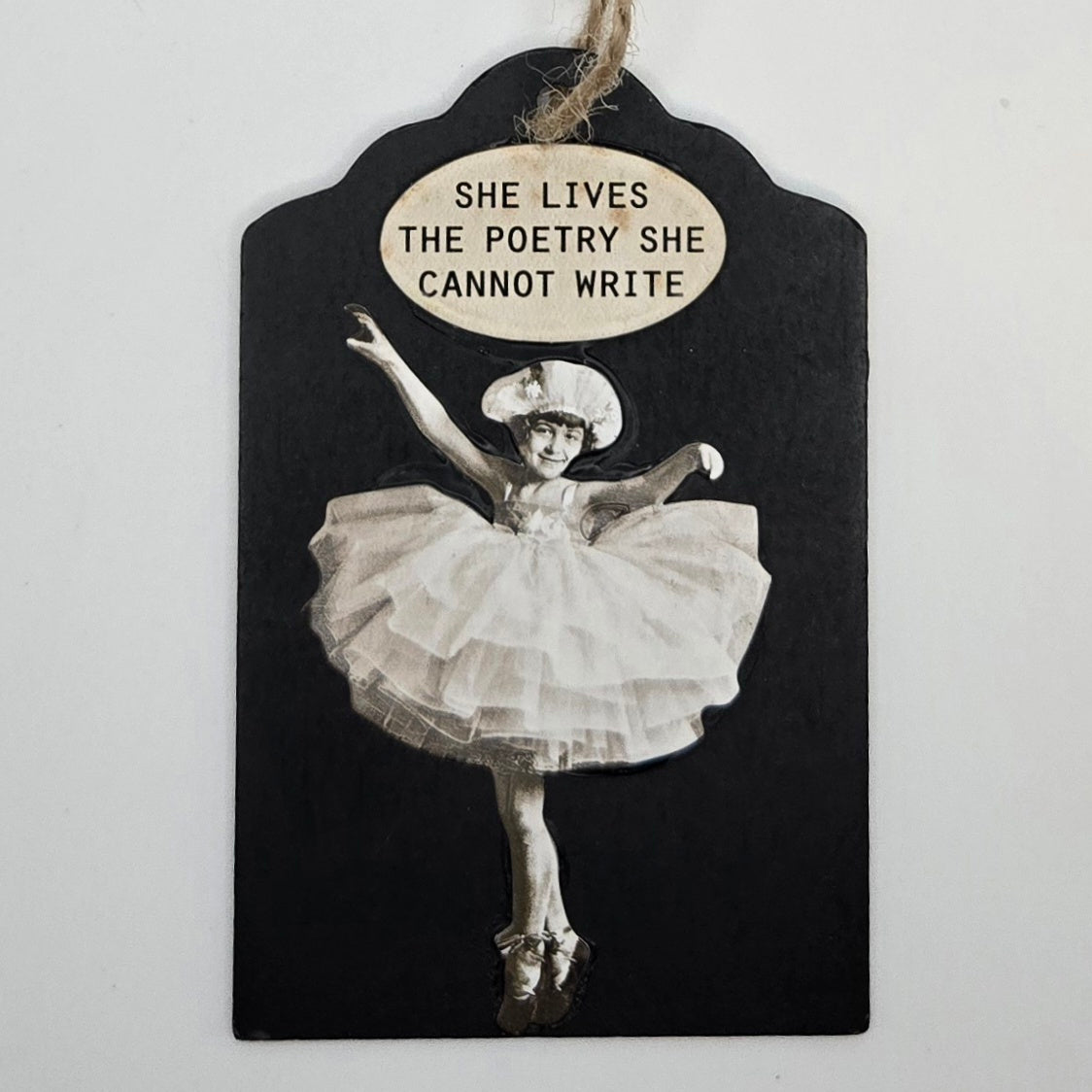 "She lives thr poetry she cannot write" Tag
