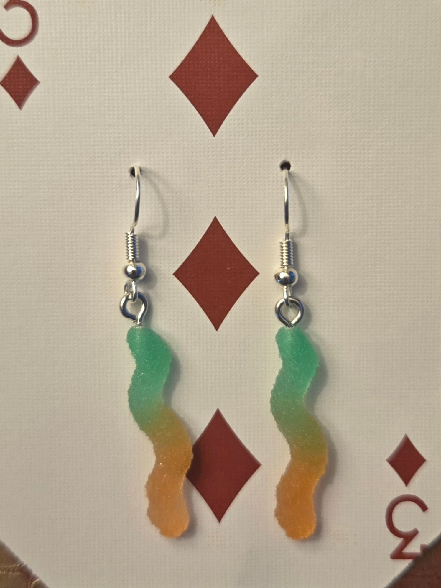 Gummy Worm Earrings