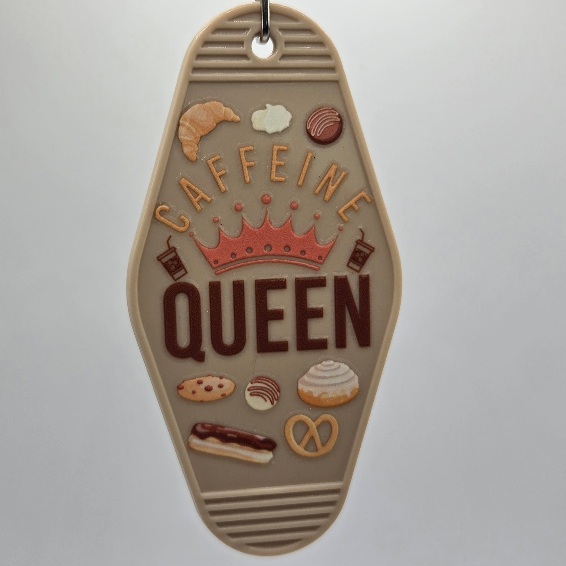 Caffein Queen Keychain