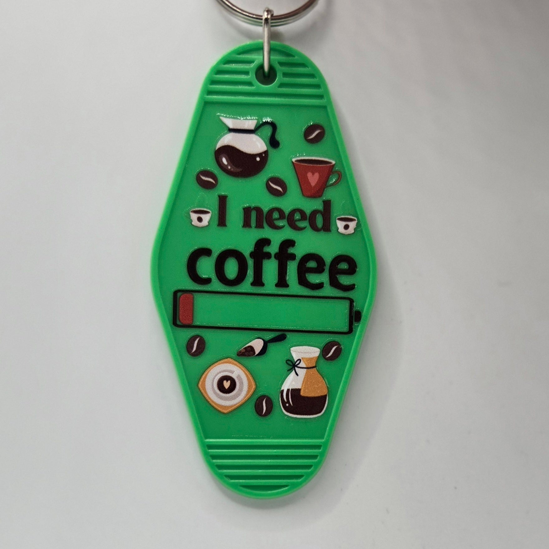 I need coffee Keychain