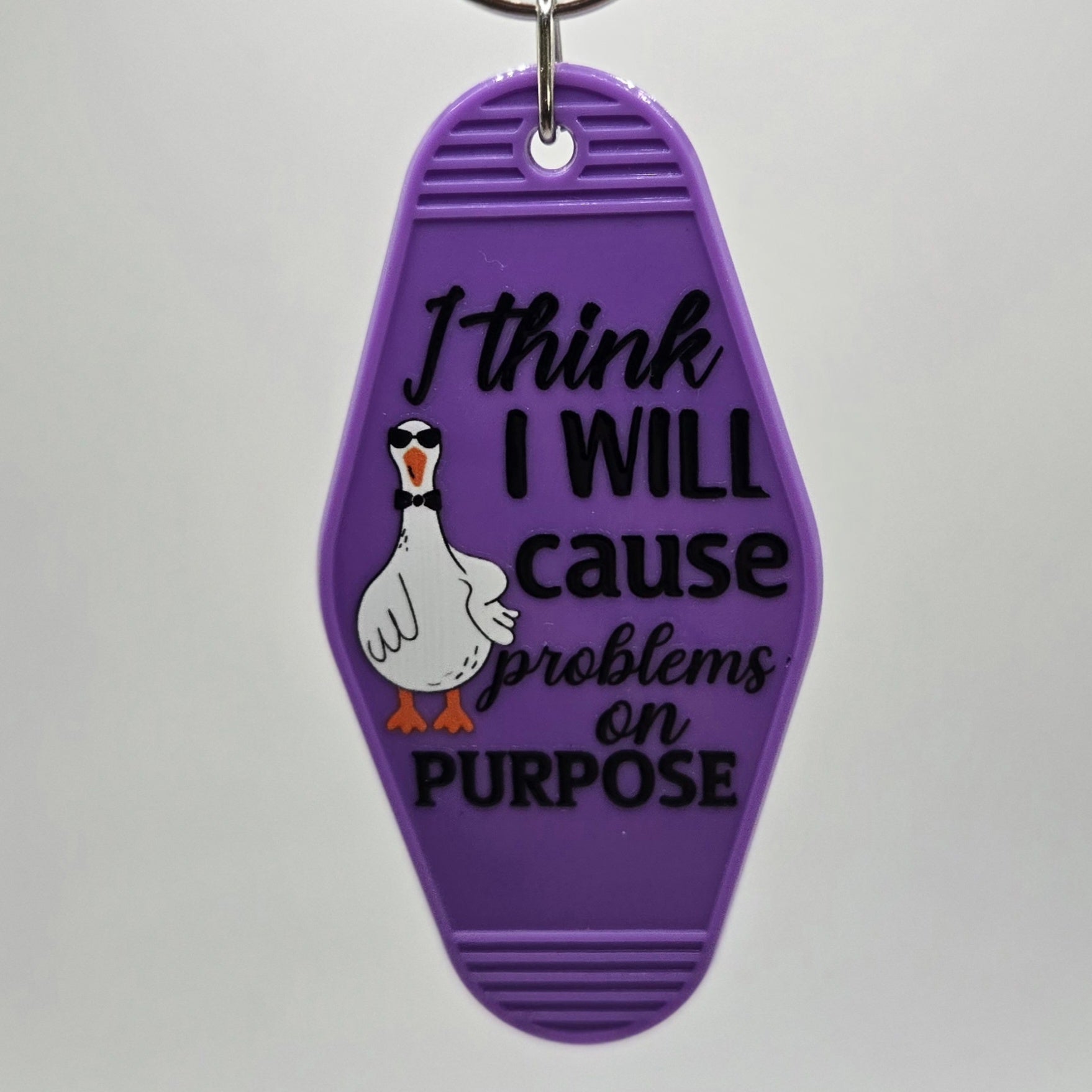 Problematic Goose Keychain