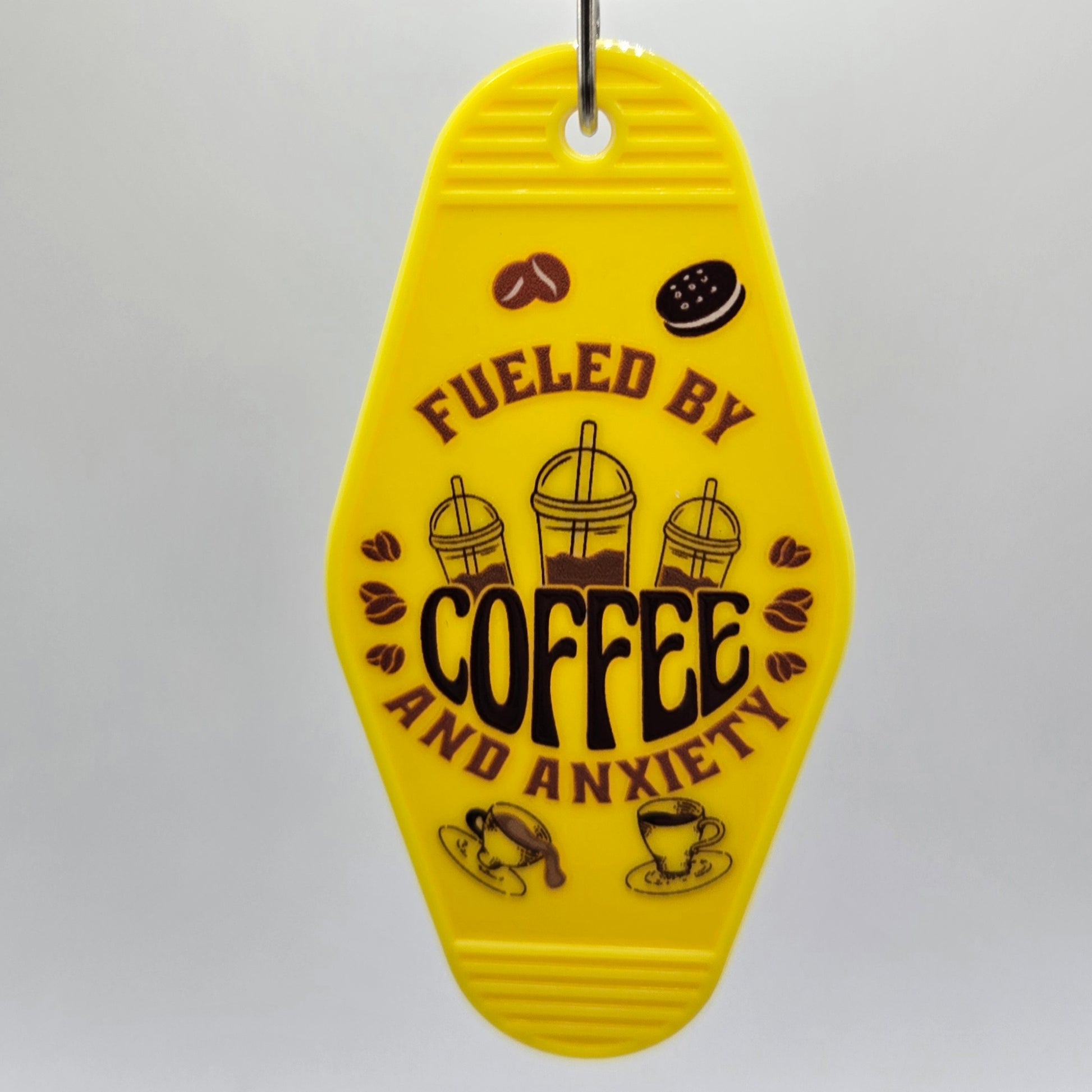 Coffee and Anxiety Keychain