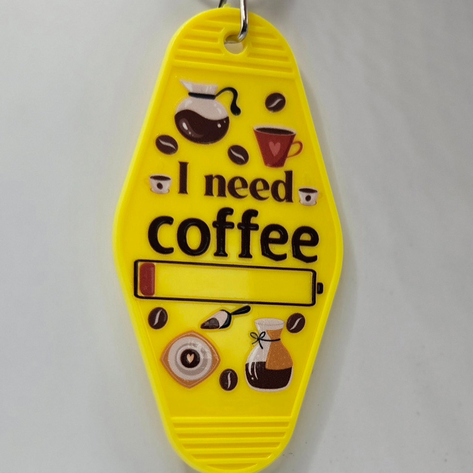 I need coffee Keychain