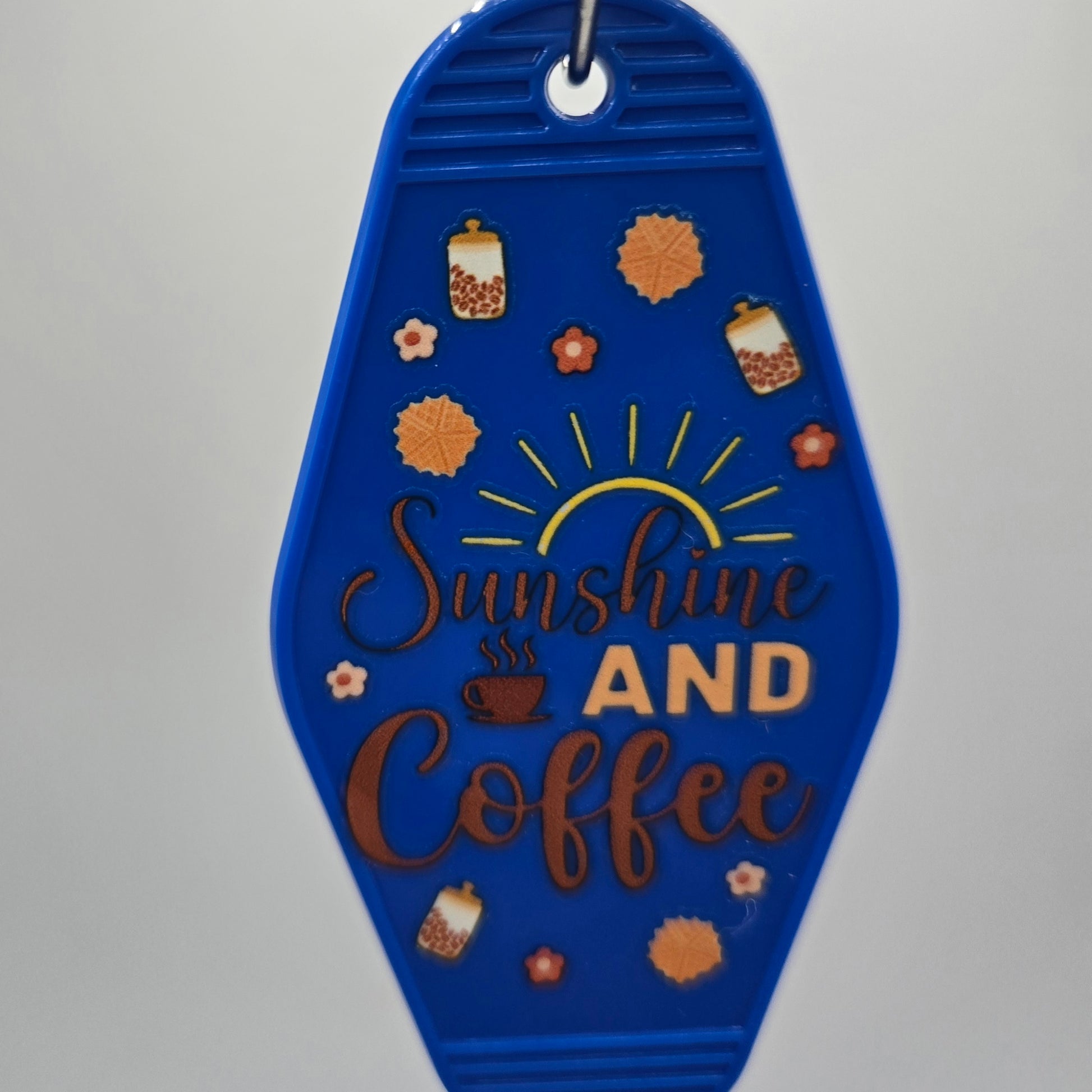Sunshine and Coffee Keychain