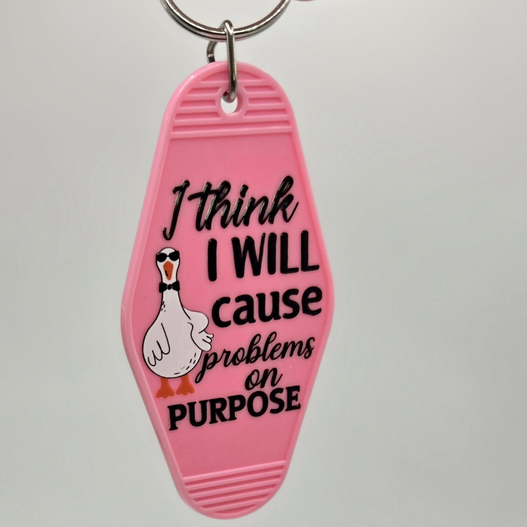 Problematic Goose Keychain