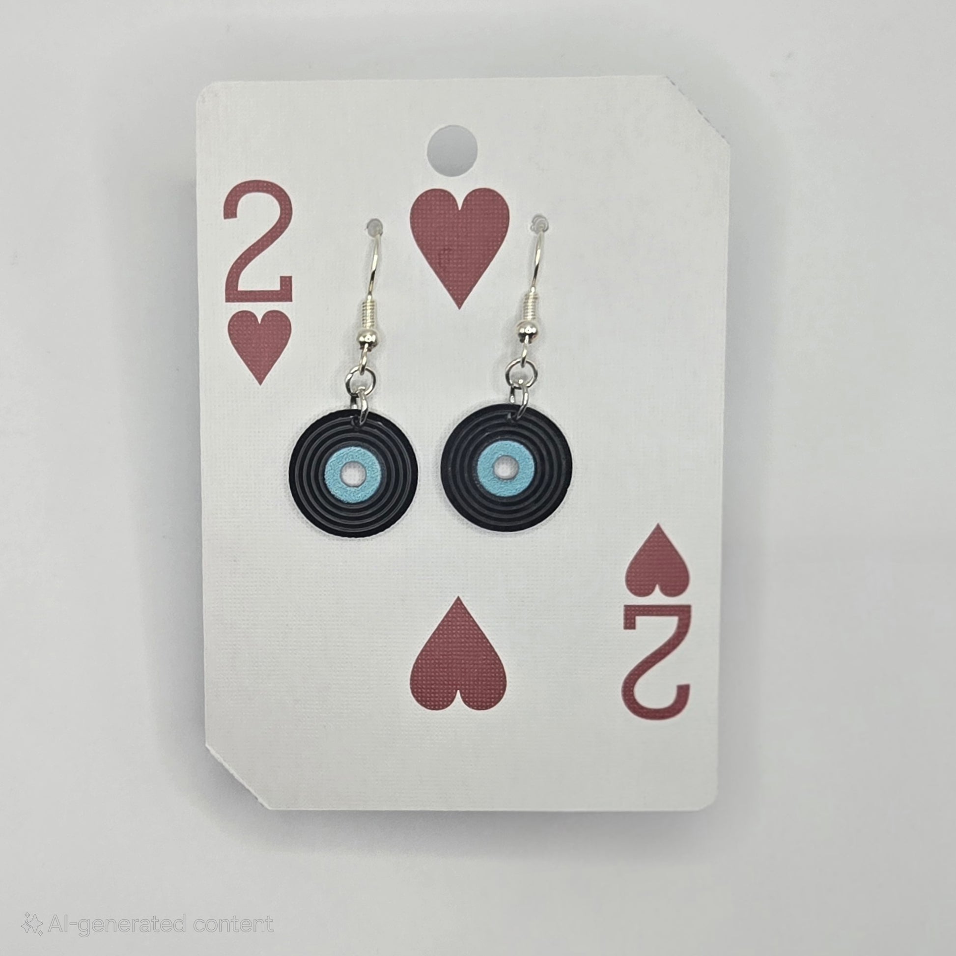 Record Dangling Earrings