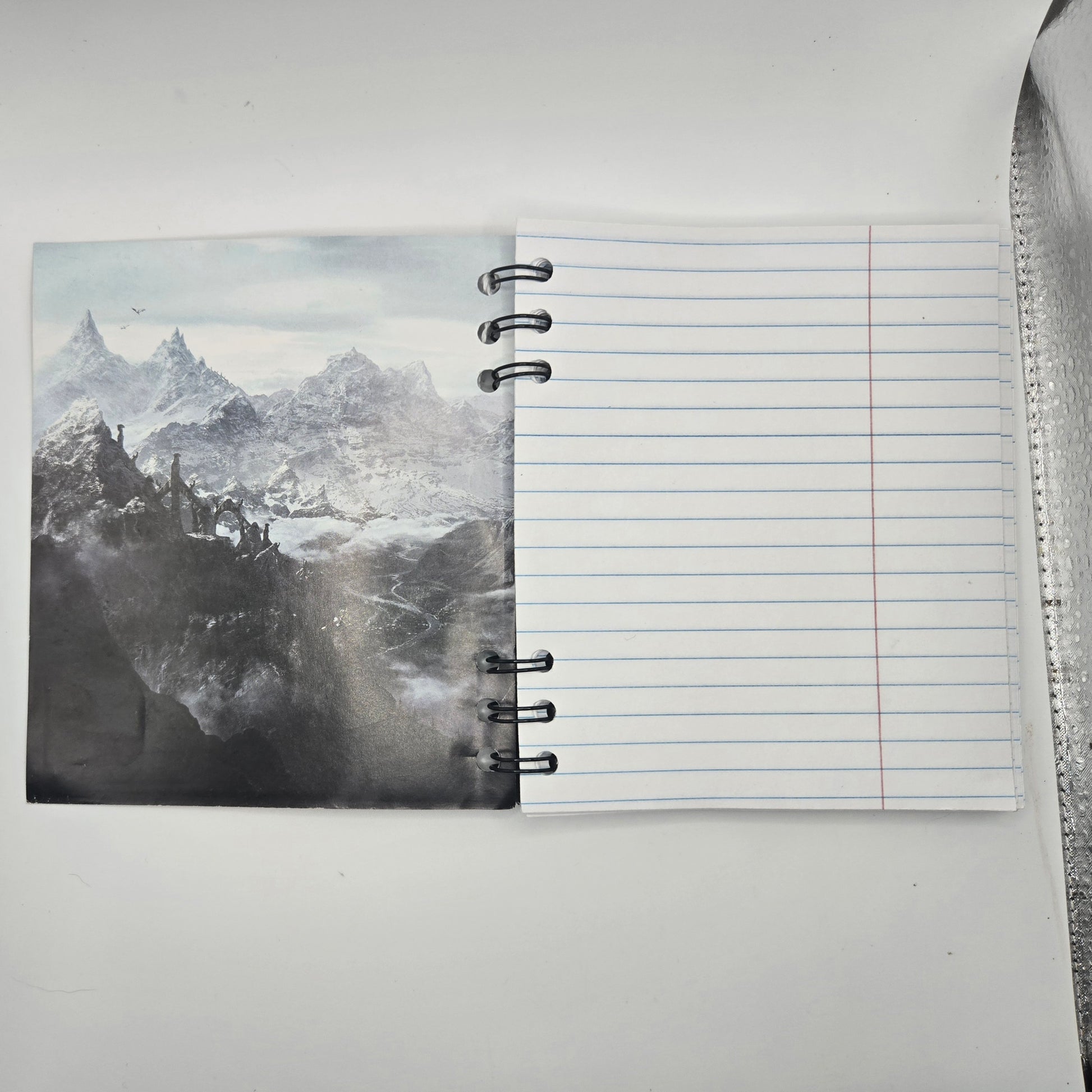 Skyrim Upcycled Notebook/Sketchbook