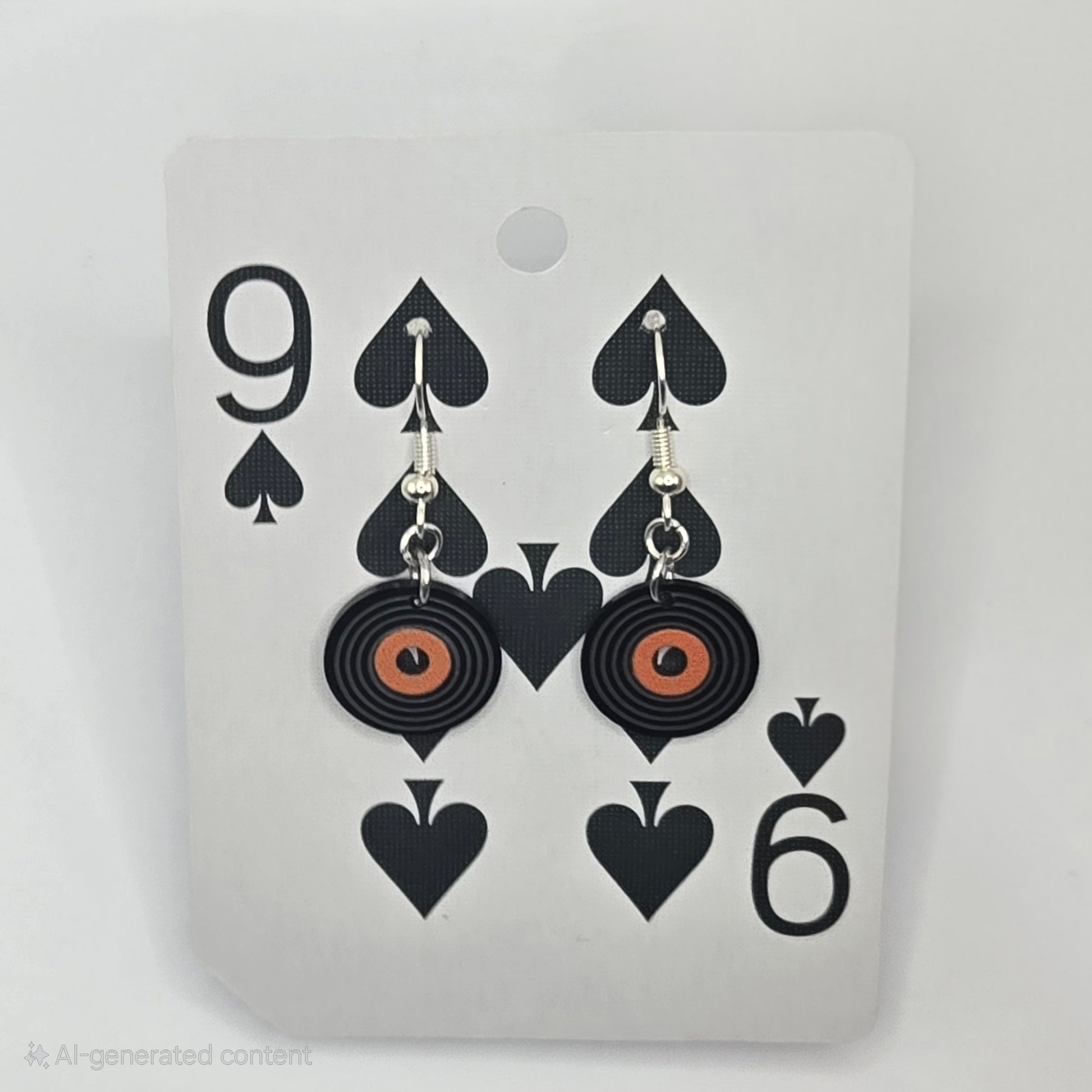 Record Dangling Earrings