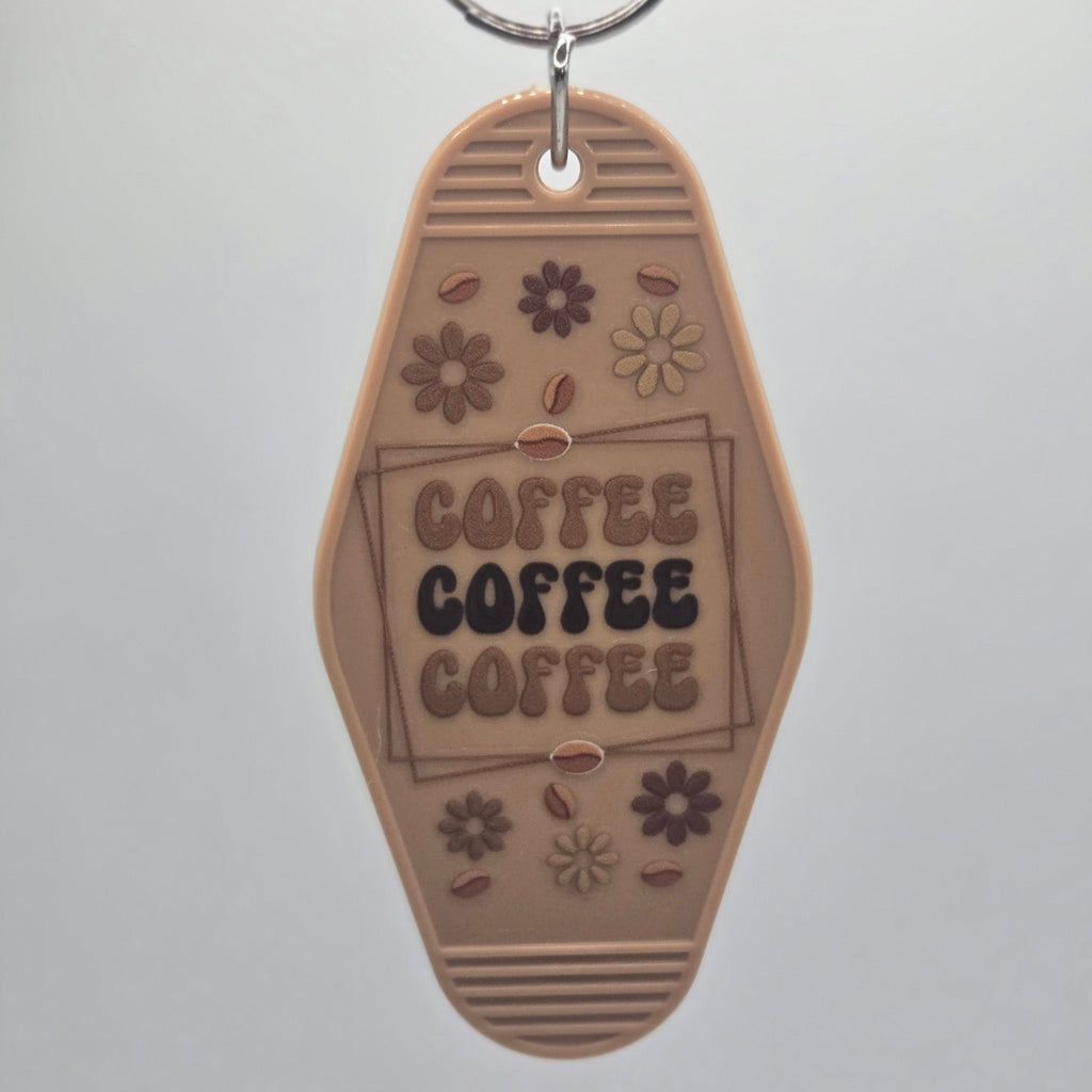 Coffee Coffee Coffee Keychain