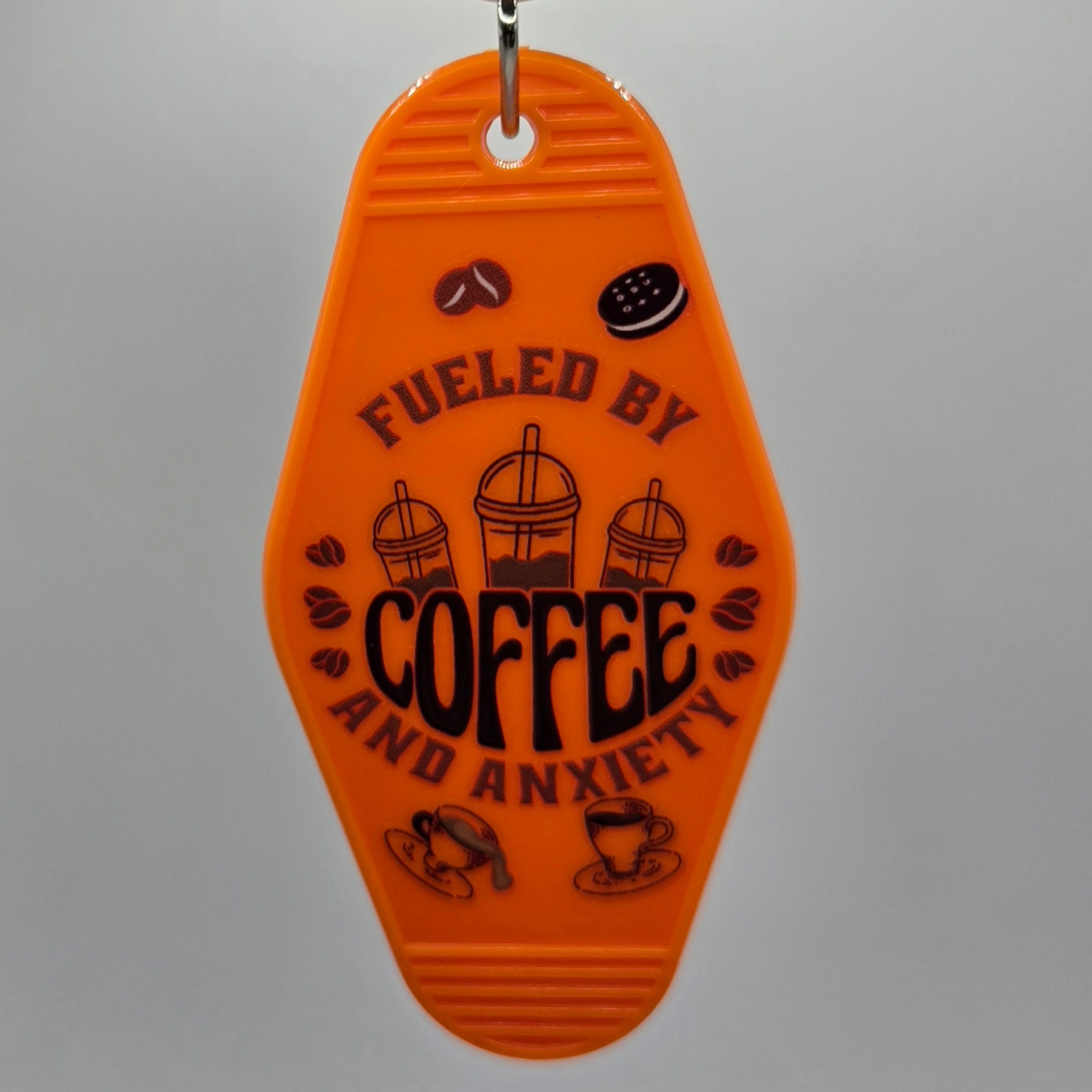 Coffee and Anxiety Keychain