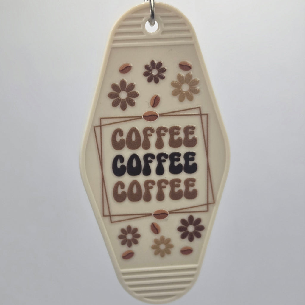 Coffee Coffee Coffee Keychain
