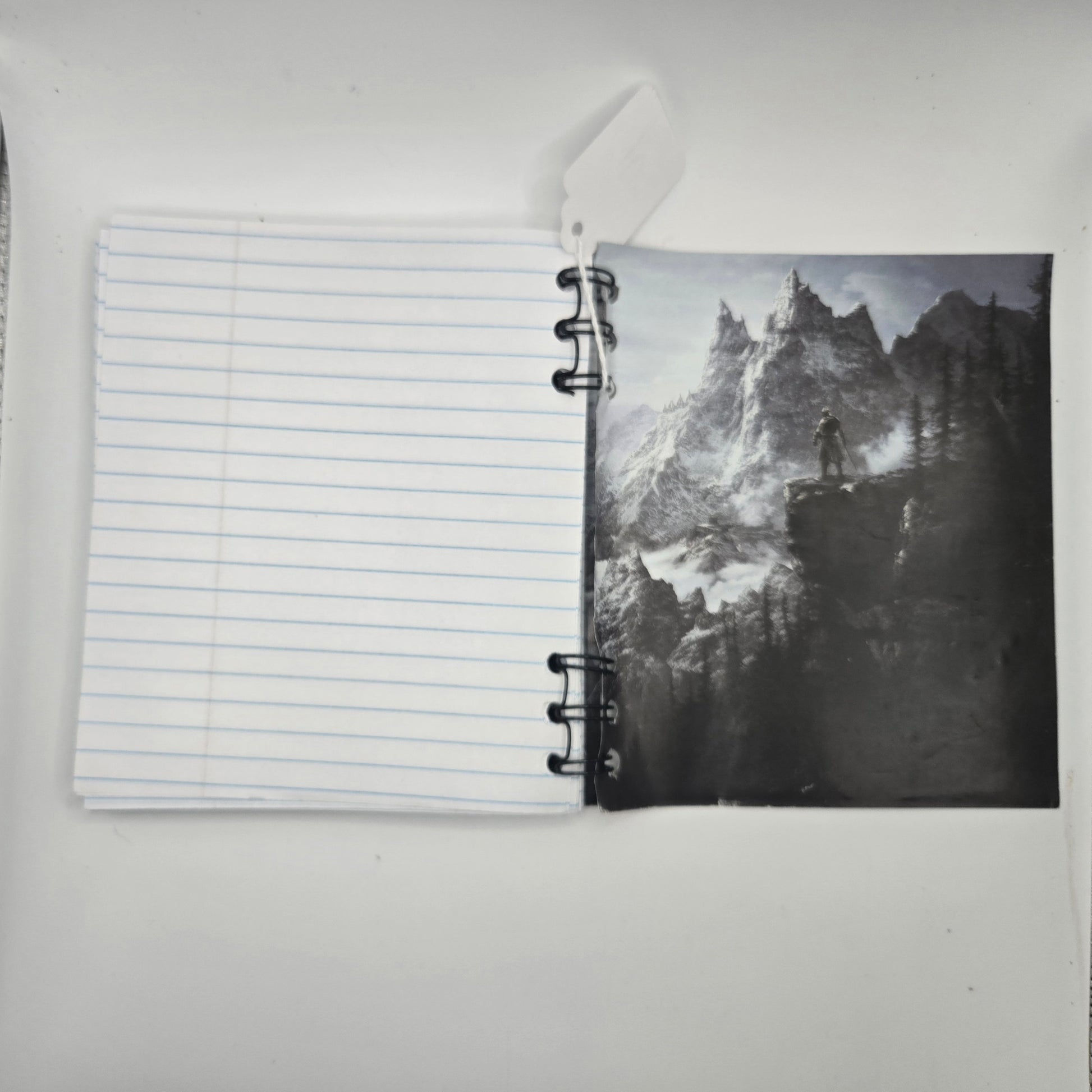 Skyrim Upcycled Notebook/Sketchbook