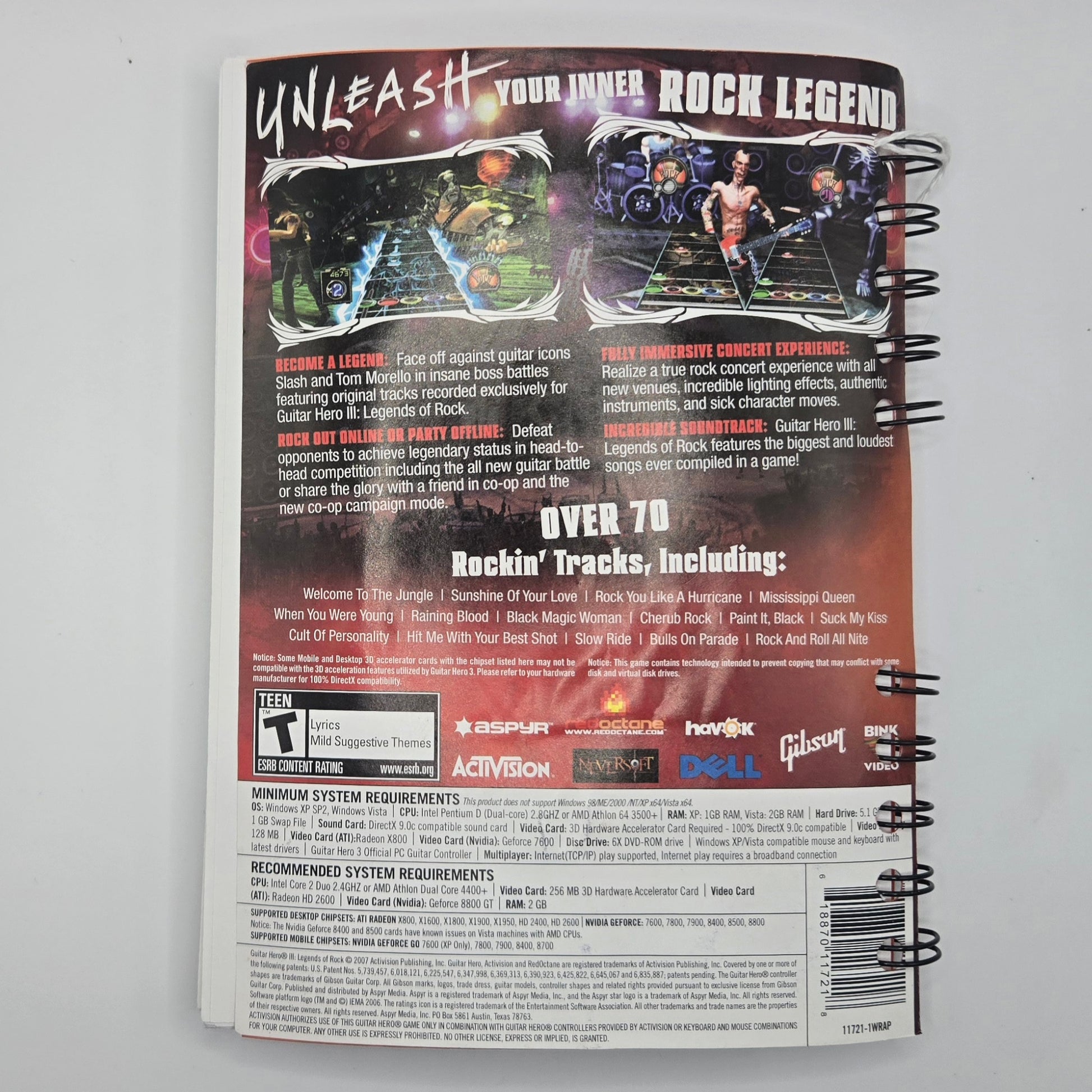 Guitar Hero Notebook/Sketchbook