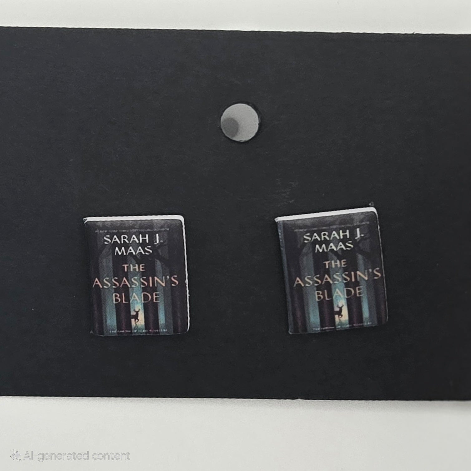 Assassins Blade Book Earrings
