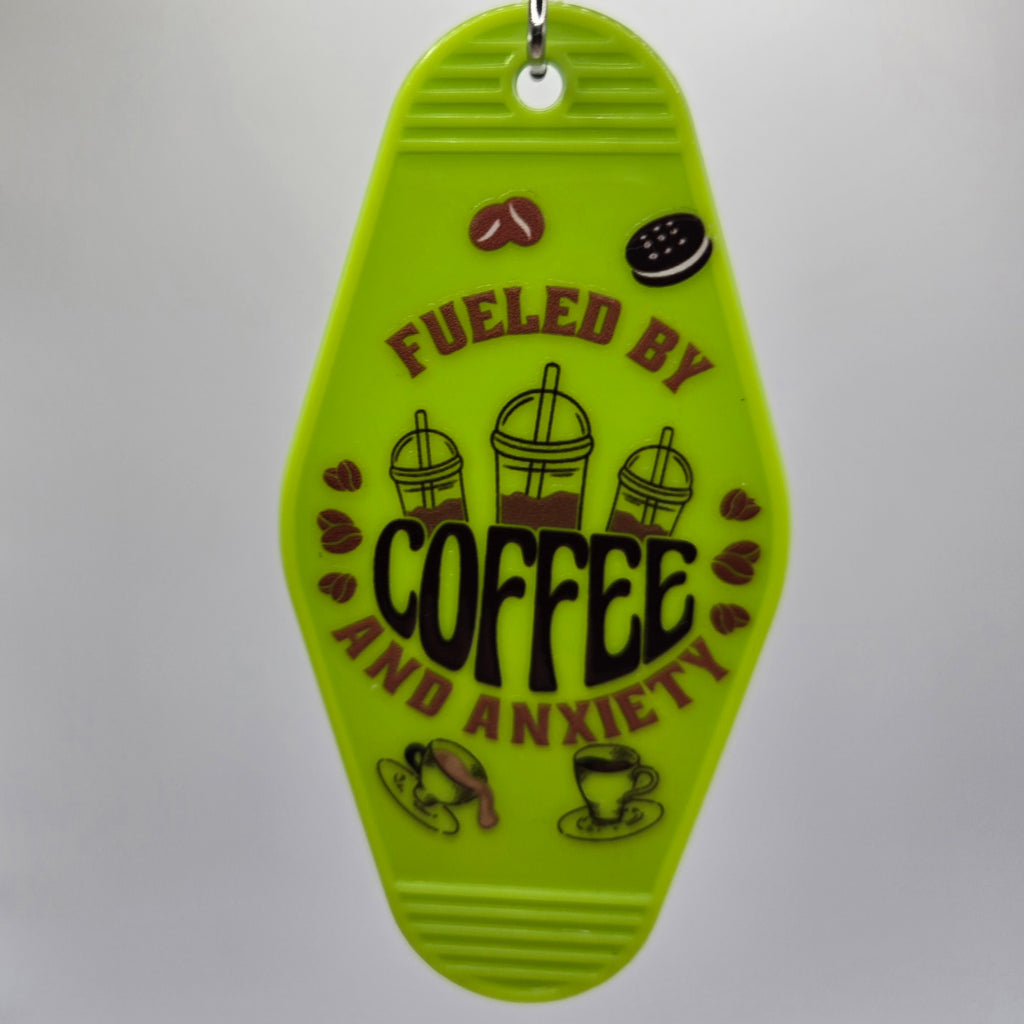 Coffee and Anxiety Keychain