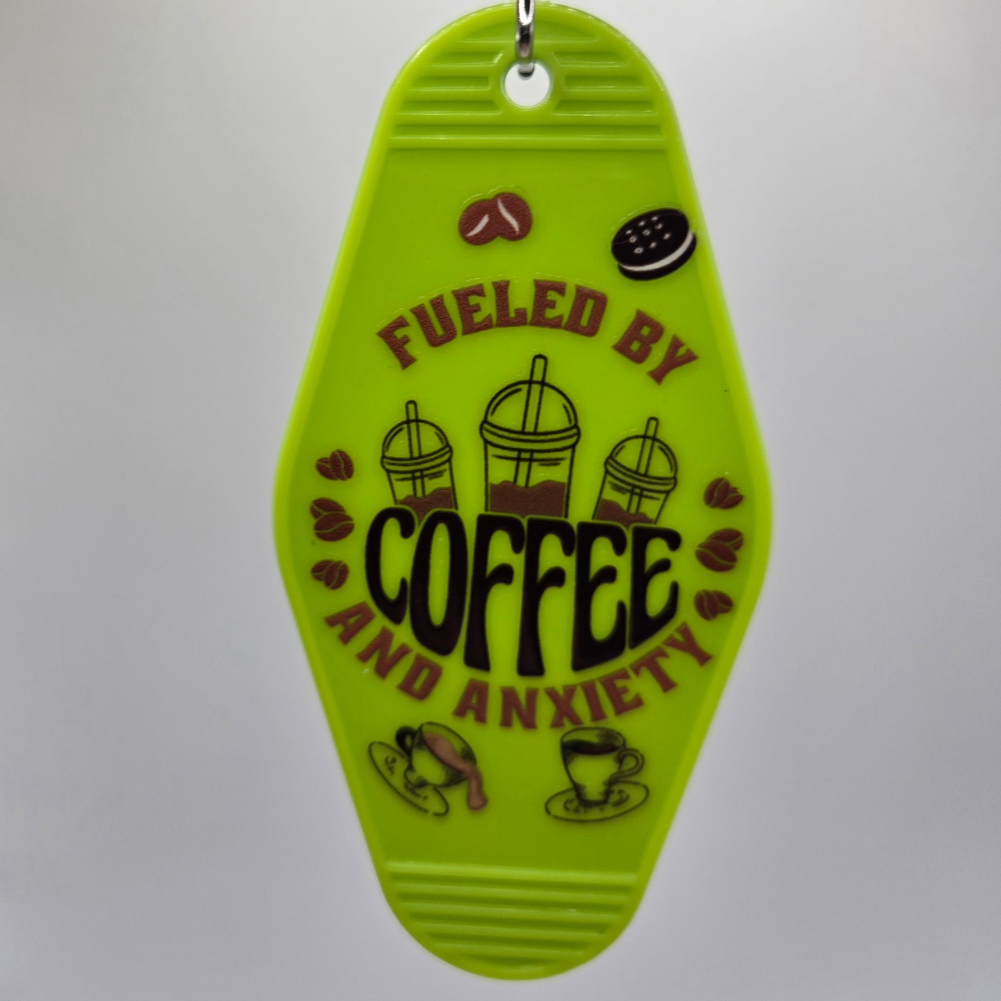 Coffee and Anxiety Keychain