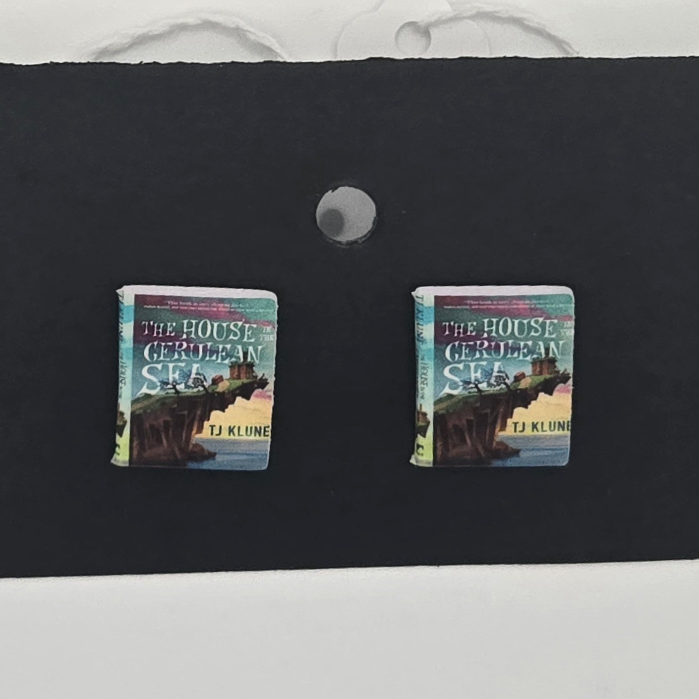 The House in the Cerulean Sea Book Earrings
